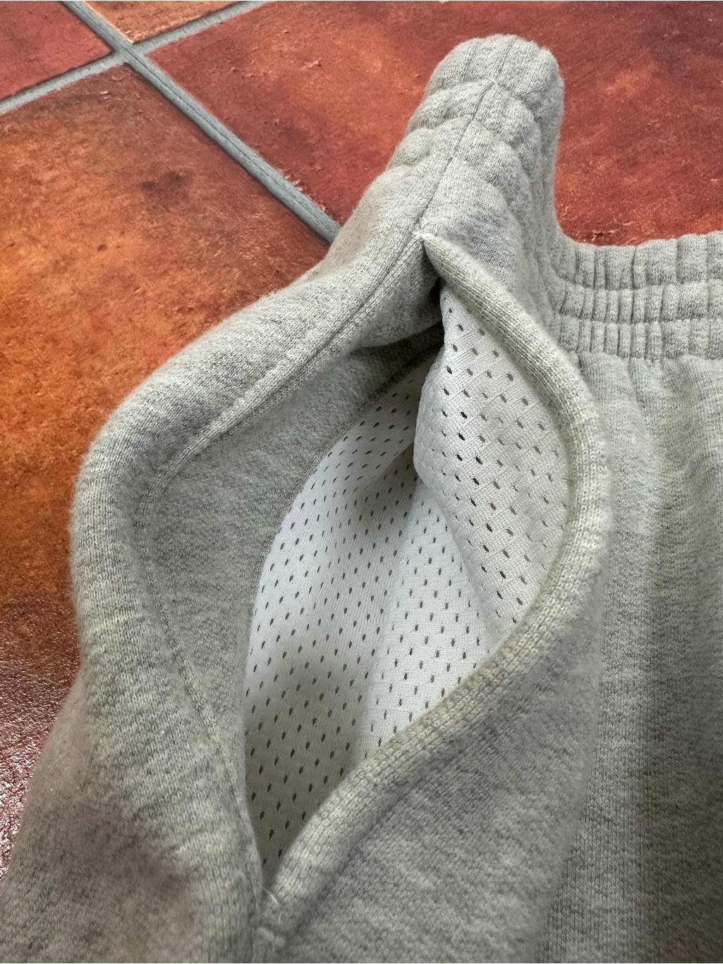 Jjjjound Men's Drawstring Sweat Shorts In Light Heather Gray — image 4 of 7